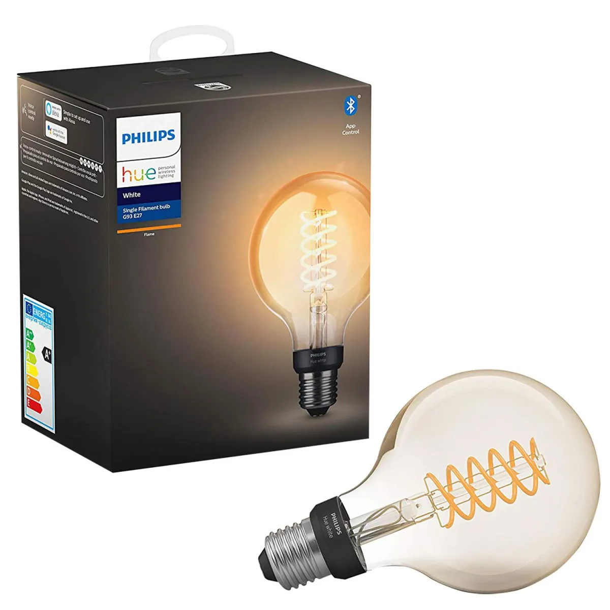Philips Hue Smart Light Bulb Filament G93E27 (White)