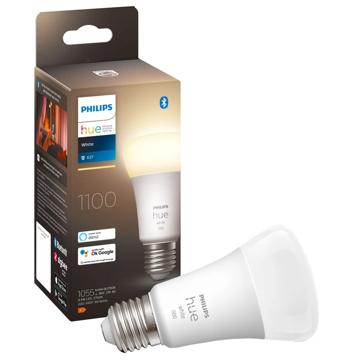 Philips HueW 9.5W A60 E27 EU