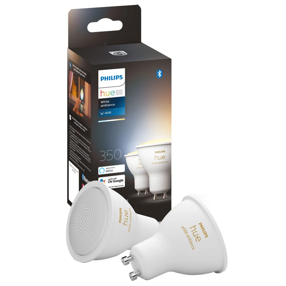 Philips HueWA 4.3W GU10 2P EUR