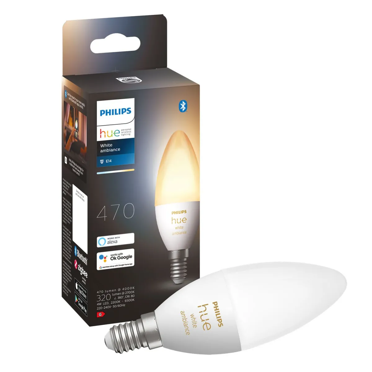 Philips HueWA 5.2W B39 E14 EU 1p