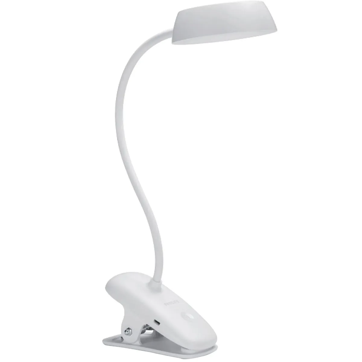 Philips Φωτιστικό Γραφείου Led Donutclip DSK201 Με USB Λευκό