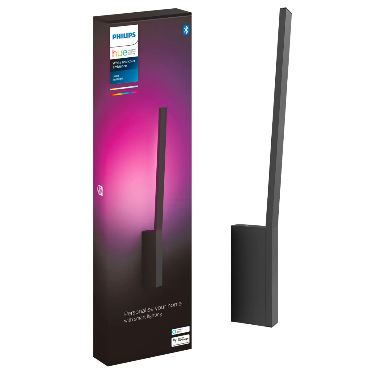 Philips Liane Hue wall black 12W 24V