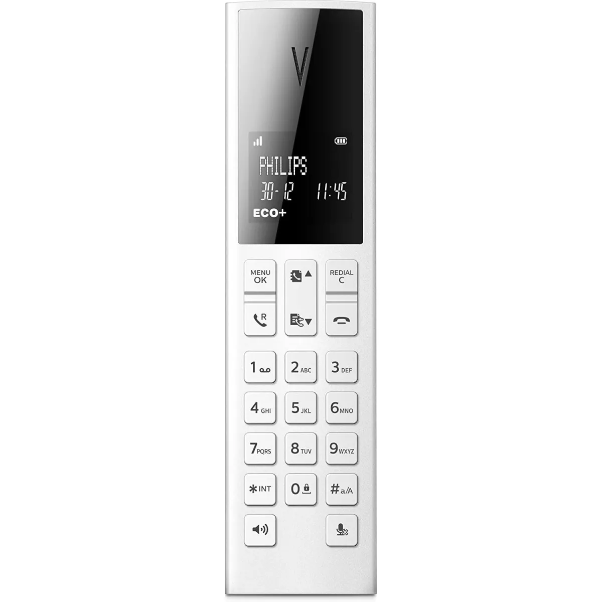 Philips Ασύρματο Τηλέφωνο M3501W/GRS Λευκό