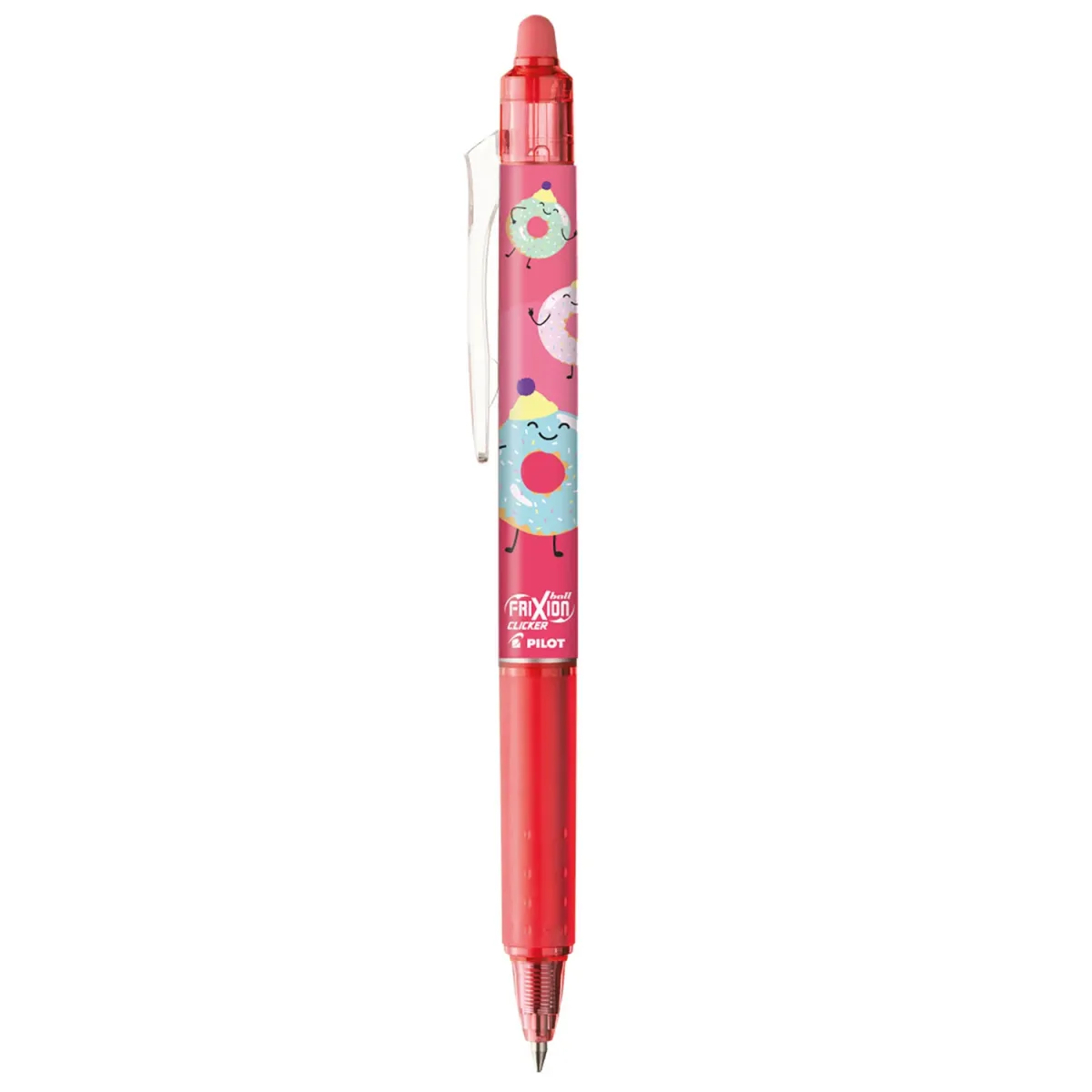 Pilot Στυλό Clicker Frixion Με Κλιπ & Πάχος Μύτης 0.7mm Sweet Paradise Donut Μπλε