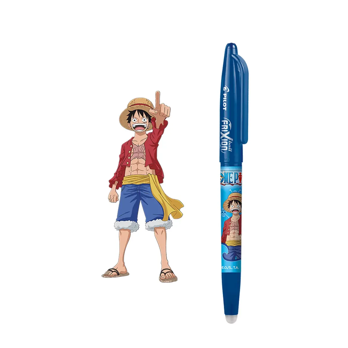Pilot Στυλό Frixion Ball Με Κλιπ & Πάχος Μύτης 0.7mmOne Piece Μπλε