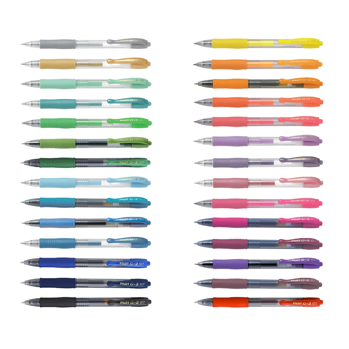 Pilot Στυλό Gel G-2 Με Λάστιχο & Κλιπ & Πάχος Μύτης  0.7mm