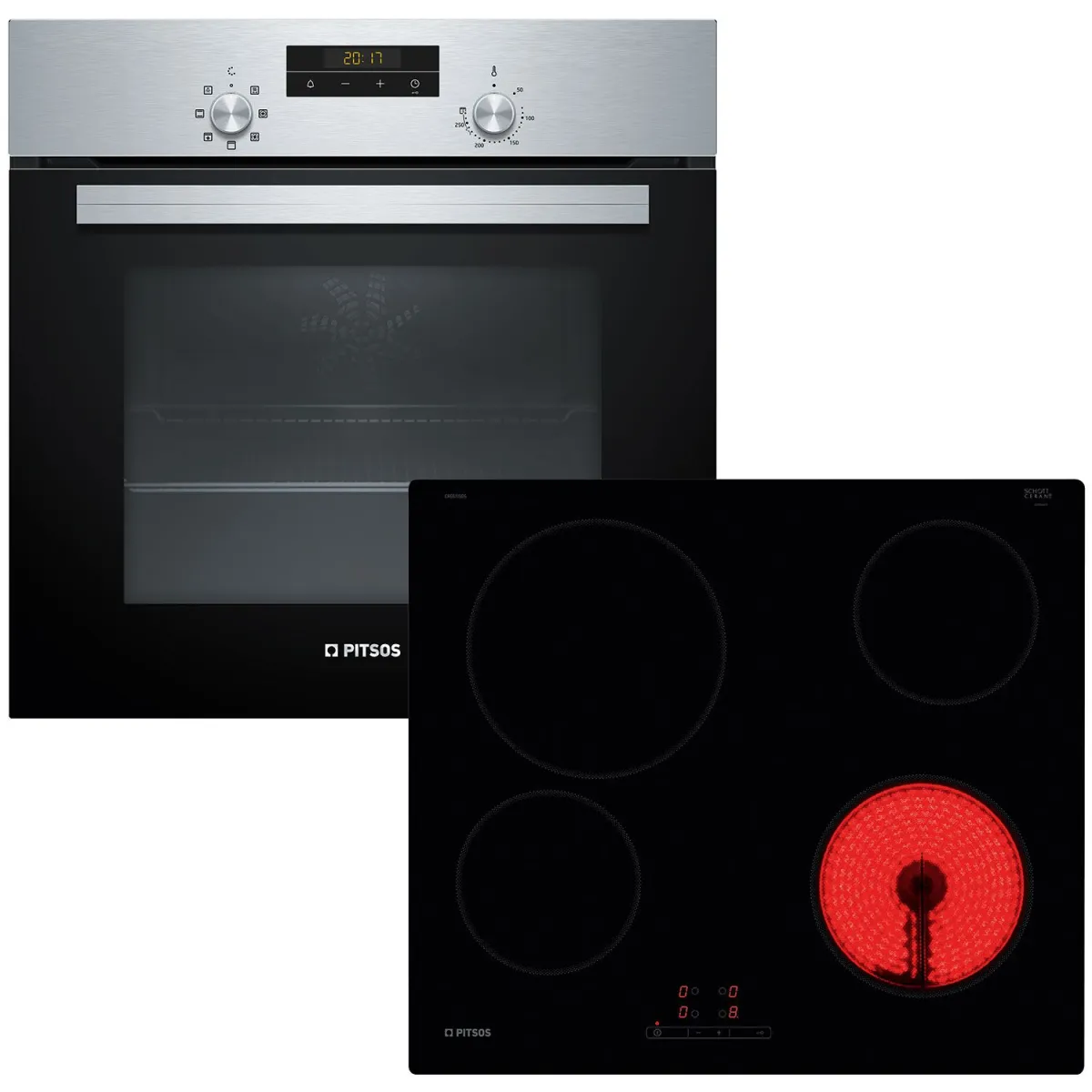 Pitsos PH10M40X1 + CRE611S06 Σετ εντοιχισμού