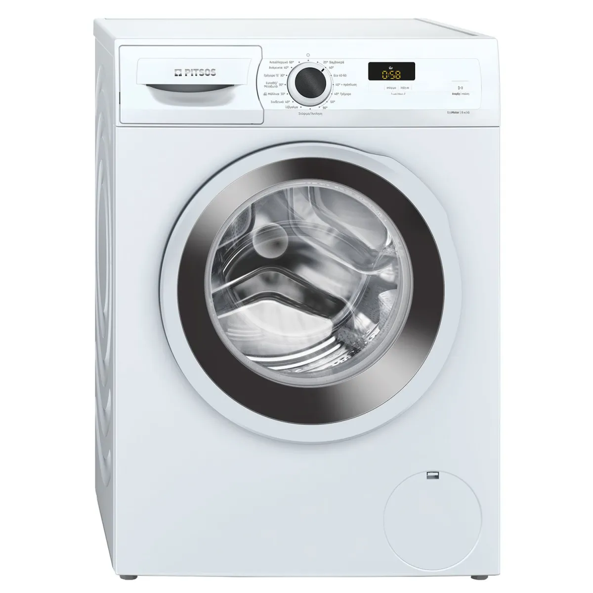 Pitsos WF4J06L8 Πλυντήριο Ρούχων 8,00 kg