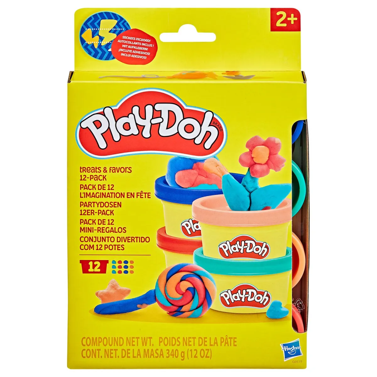 Play-Doh Treats And Favors 12 Pack Hasbro