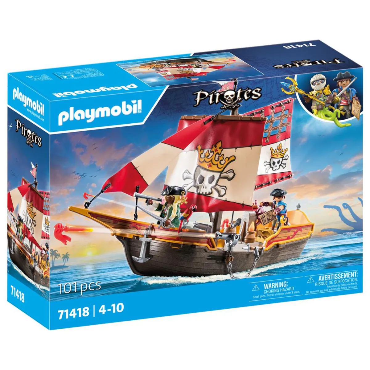 playmobil 71418 Πειρατική Γαλέρα Ο Βασιλιάς των Πειρατών