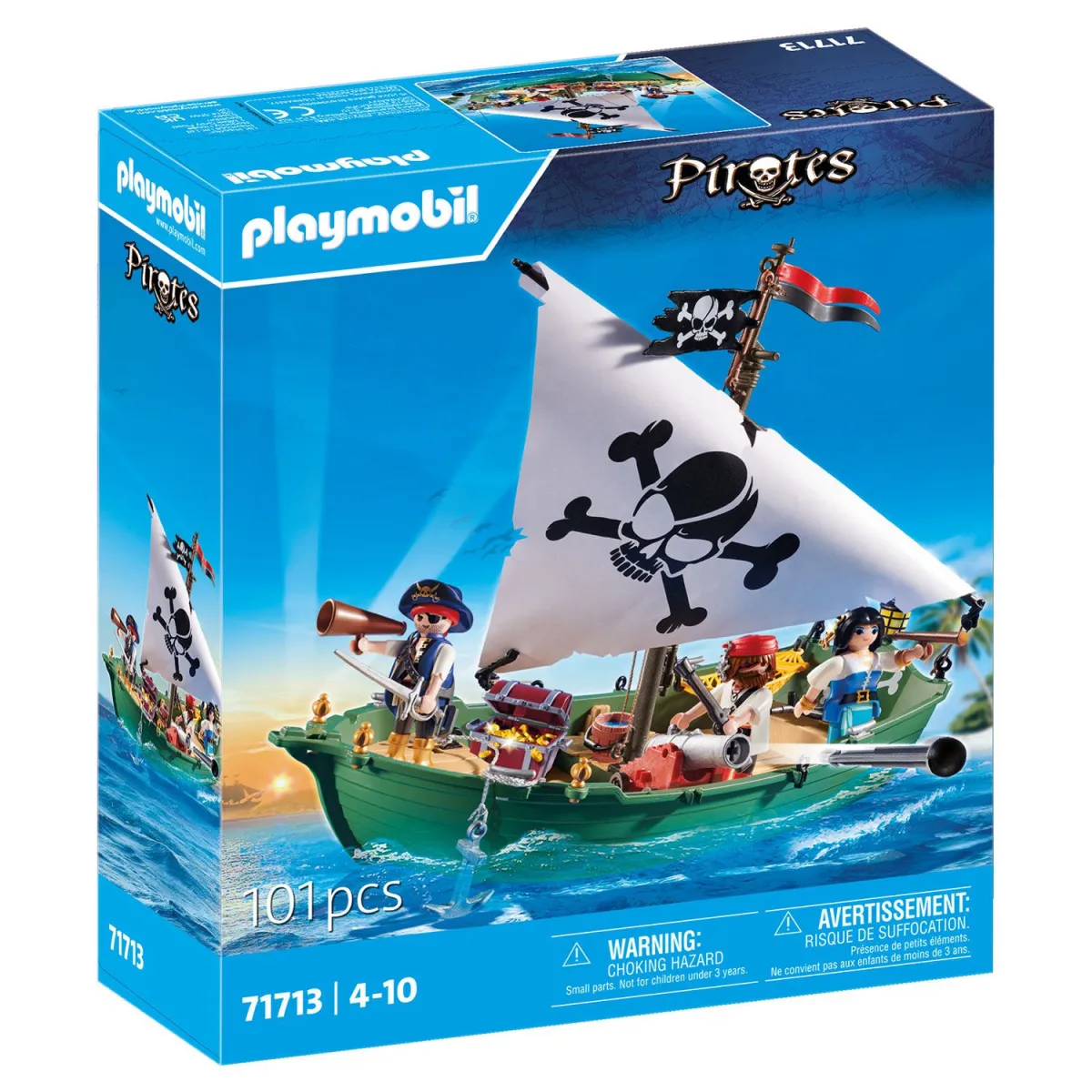 playmobil 71713 Πειρατικό Πλοιάριο