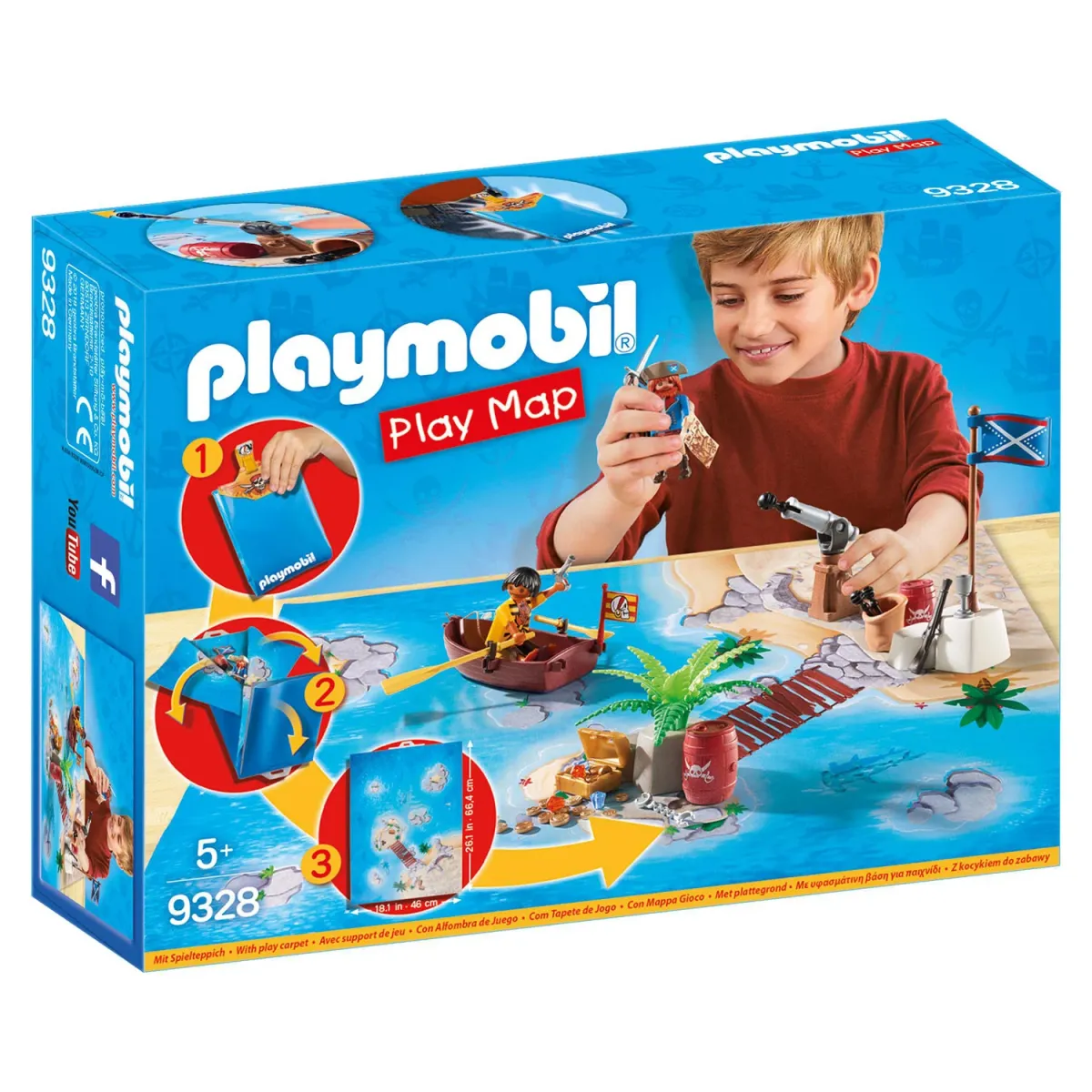 playmobil 9328 Επιφάνεια παιχνιδιού "Πειρατική περιπέτεια"