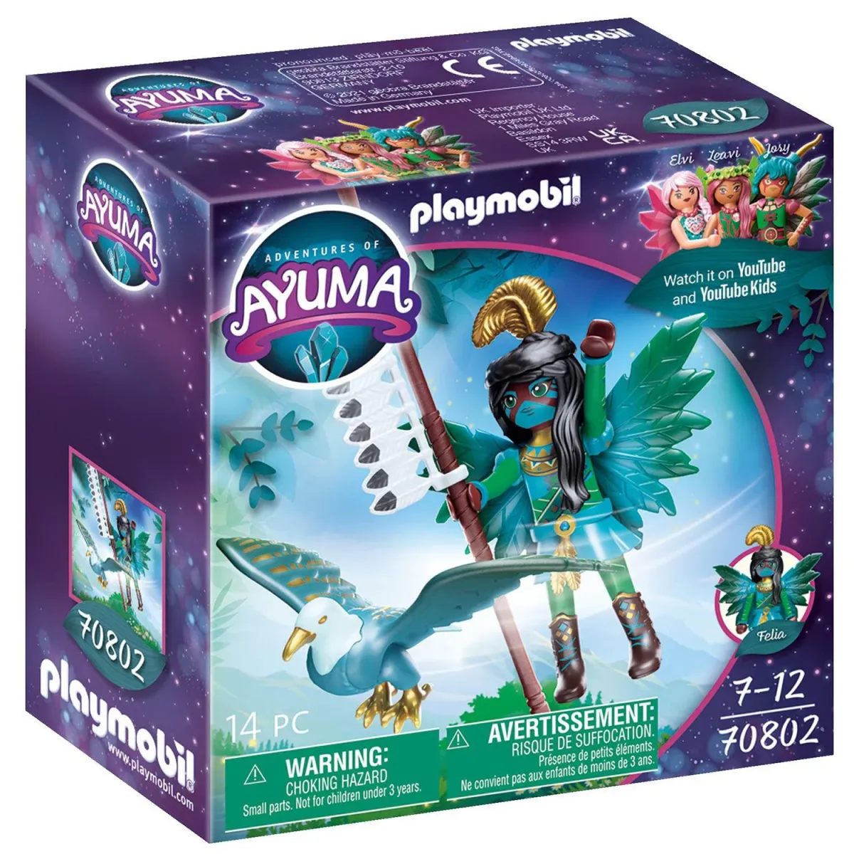 playmobil Ayuma Knight Fairy με Μαγικό Ζωάκι 70802