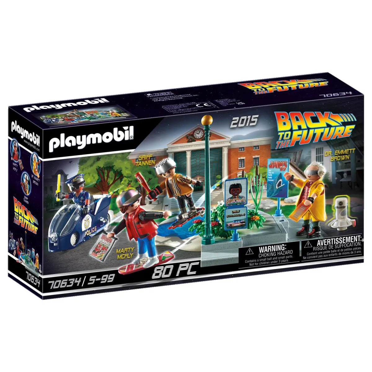 playmobil Back to the Future Back to the Future Μέρος 2ο Περιπέτειες με τα Ιπτάμενα Πατίνια 70634
