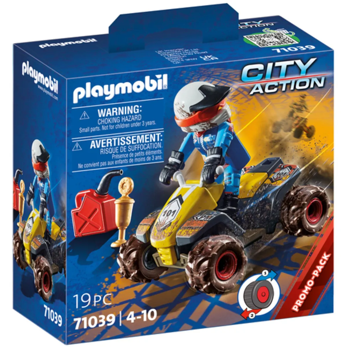 playmobil City Action Οδηγός Αγώνων με Γουρούνα 4x4 71039