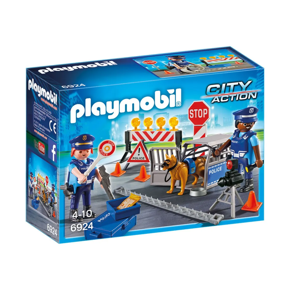 playmobil City Action Οδοφραγμα Αστυνομιας 6924
