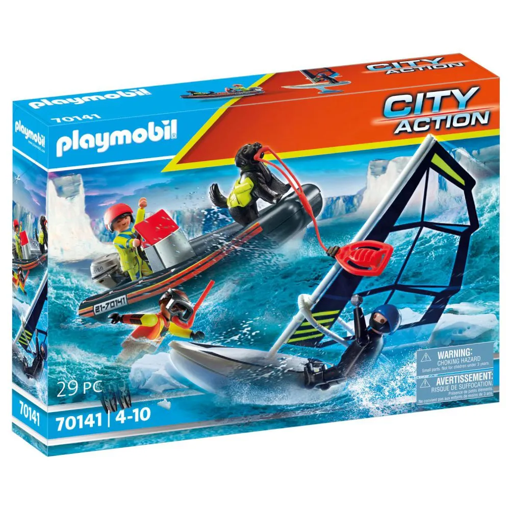 playmobil City Action Διάσωση Ιστιοφόρου με Φουσκωτό Σκάφος 70141