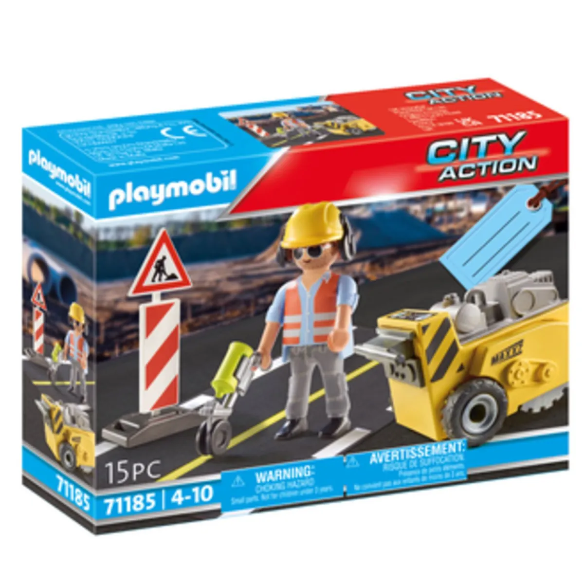 playmobil City Action Οδικά Έργα 71185