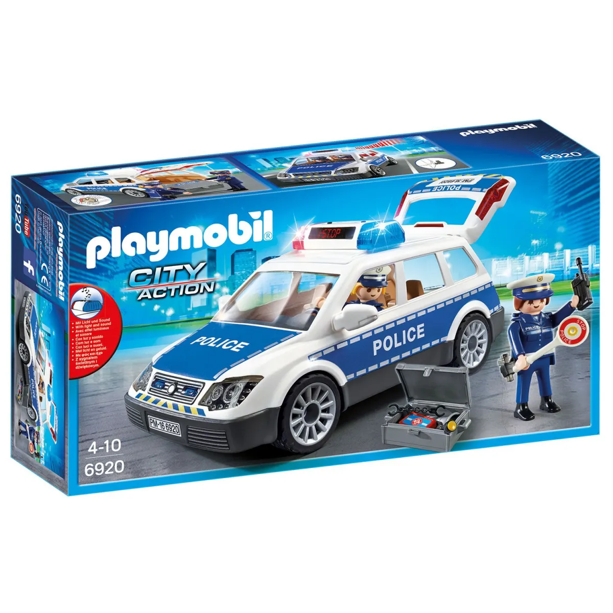 playmobil City Action Περιπολικό Όχημα Φαρο & Σειρηνα 6920