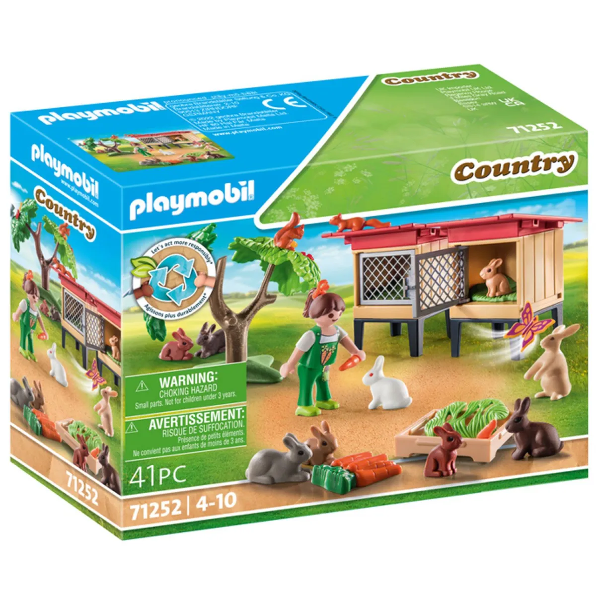 playmobil Country Κουνελόσπιτο 71252