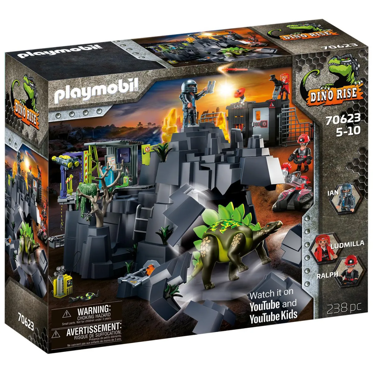 playmobil Dino Rise Ο Βράχος των Δεινοσαύρων 70623
