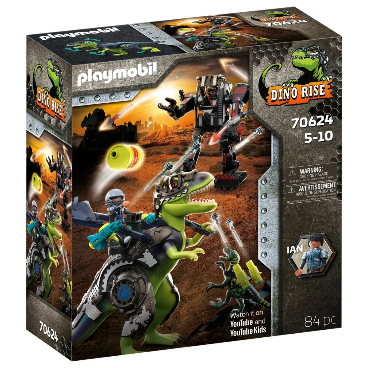 playmobil Dino Rise T-Rex: Η Μάχη των Γιγάντων 70624