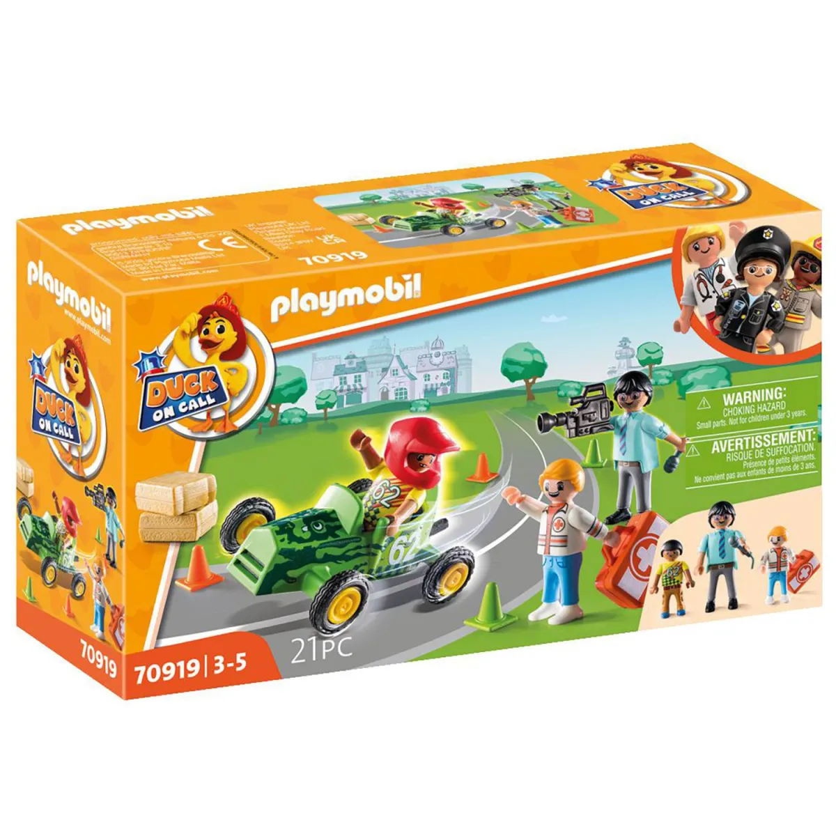 playmobil DUCK ON CALL -  Επιχείρηση Διάσωσης: Διάσωση στα Go-Kart!