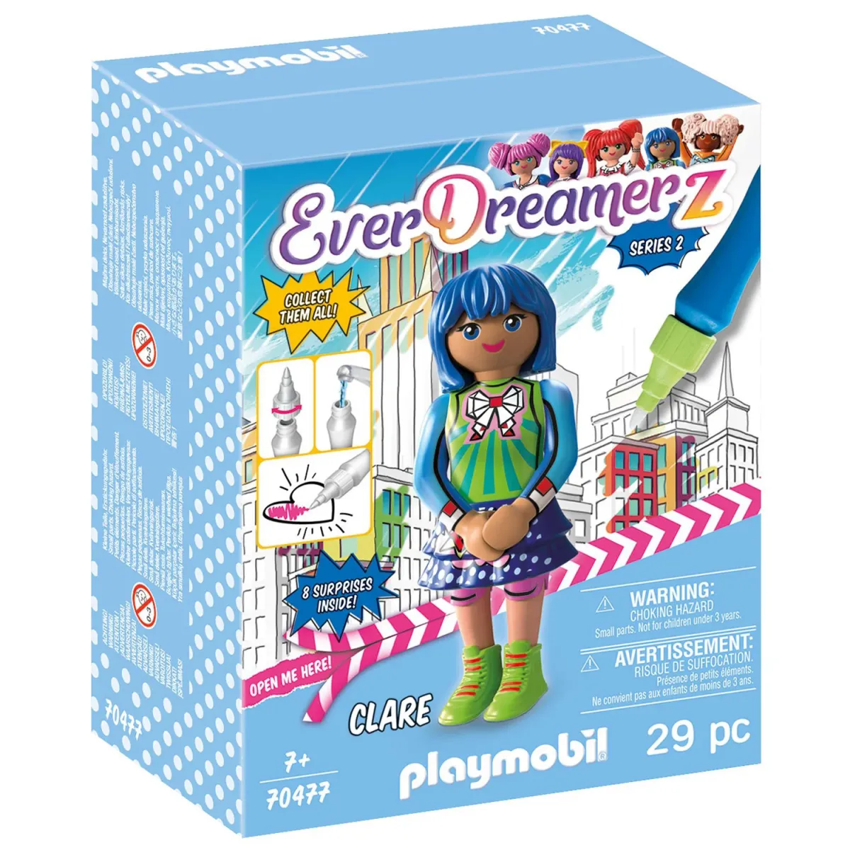 playmobil Everdreamerz Κλάρα Comic World 70477