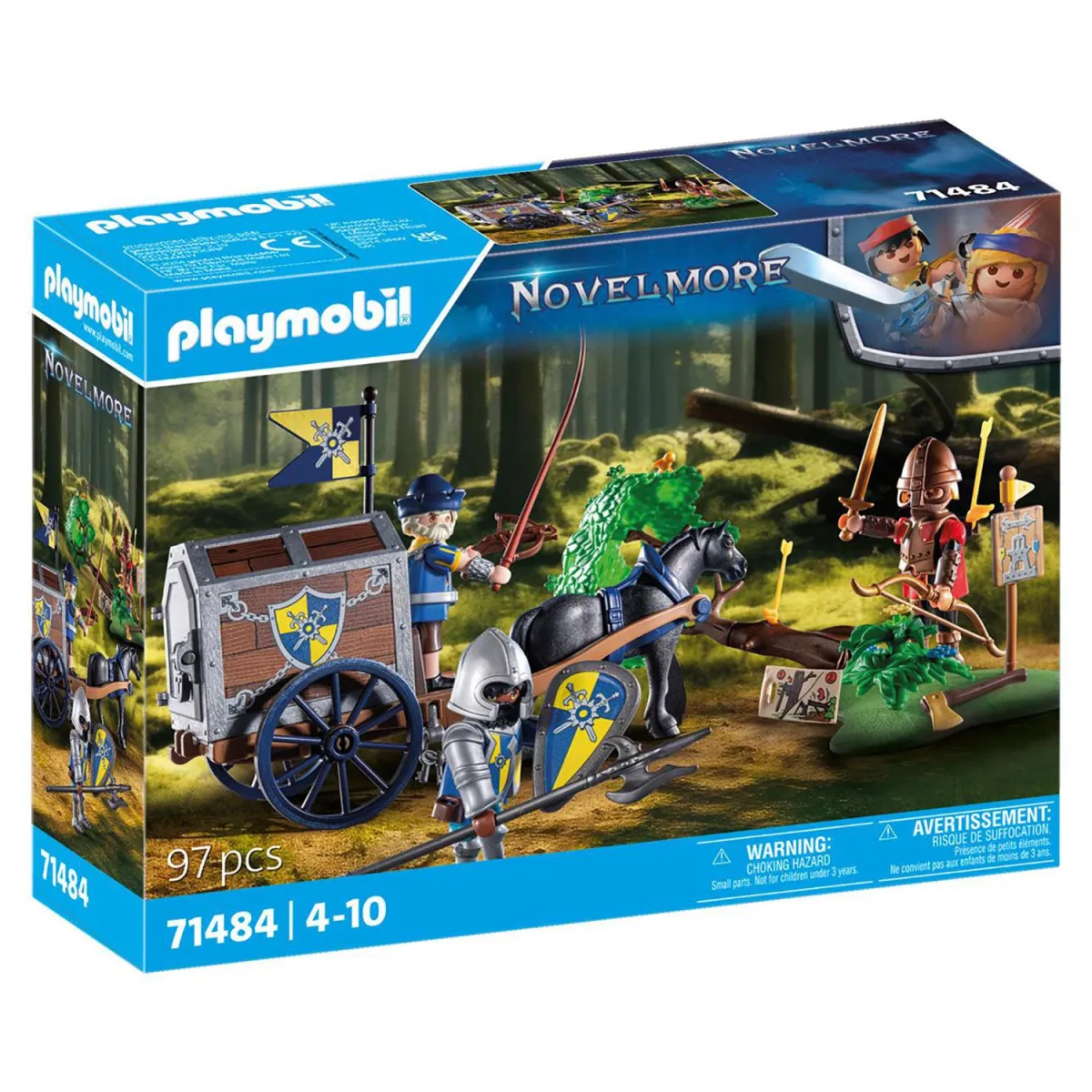 Playmobil Novelmore Ληστεία Εμπορικής Άμαξας 71484