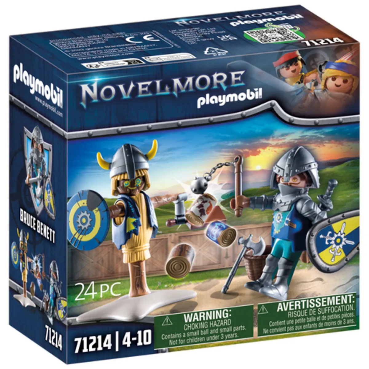playmobil Novelmore Ιππότης & Σκιάχτρο Εκπαίδευσης 71214