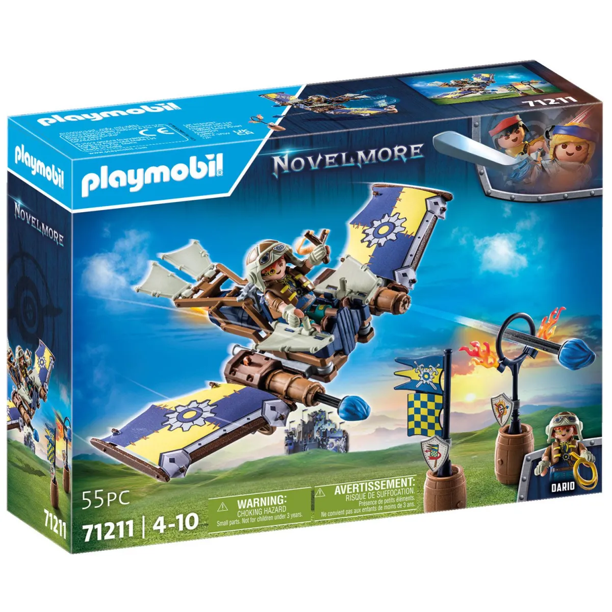 Playmobil Novelmore - Ανεμόπτερο του Dario Da Vanci 71211