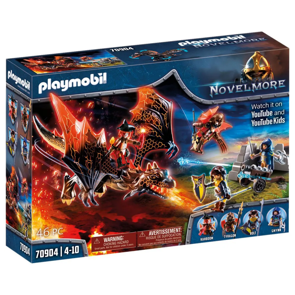 playmobil Novelmore Δρακο - Επίθεση στο Novelmore 70904