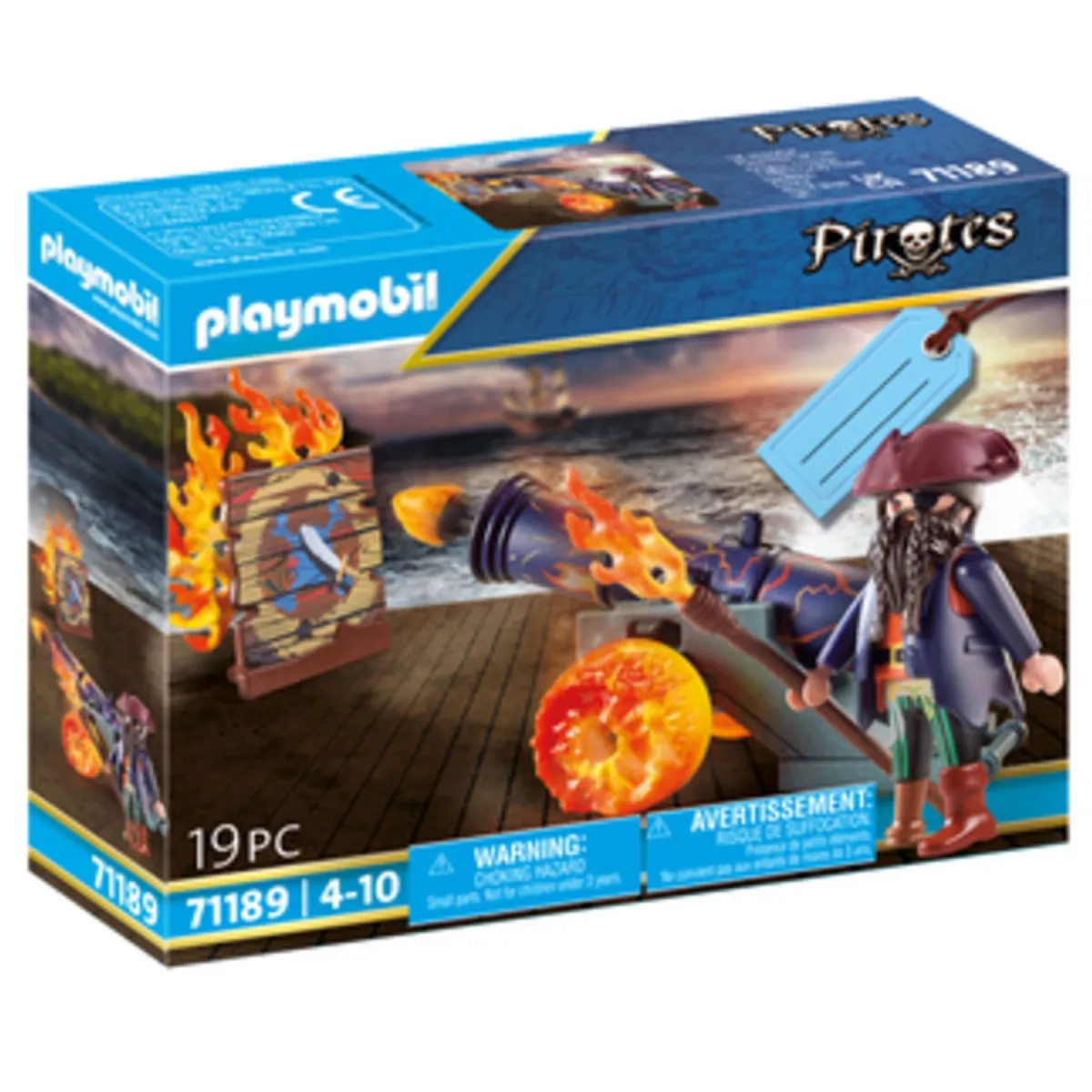 playmobil Pirates Πειρατής Με Κανόνι 71189