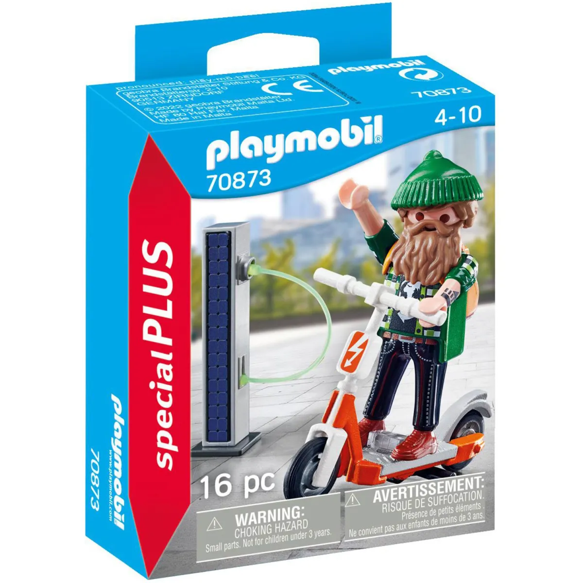 playmobil Special Plus Χίπστερ με Ηλεκτρικό Σκούτερ 70873