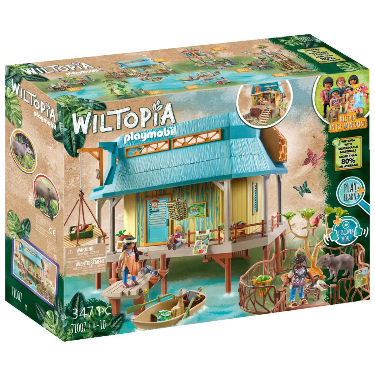 playmobil Wiltopia Σταθμός Περίθαλψης Άγριων Ζώων 71007