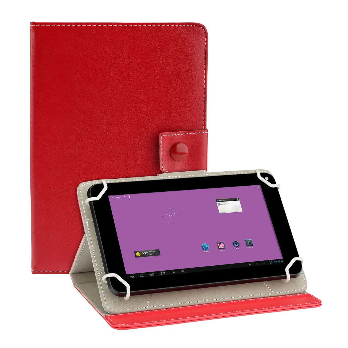 Θήκη pokeit Universal Book Cover για tablet 7-7.85" Κόκκινη