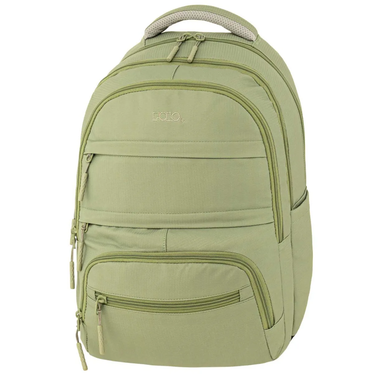 Polo Τσάντα Πλάτης Multi Pocket Φυστικί