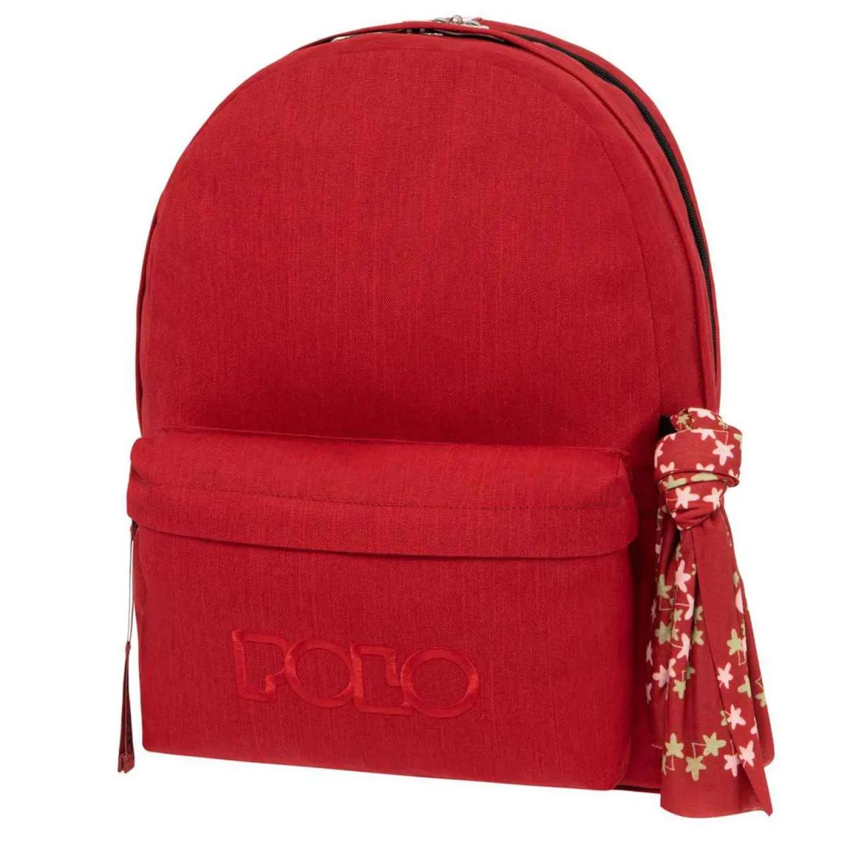 Polo Τσάντα Πλάτης Original Double Scarf Κόκκινο Σκούρο
