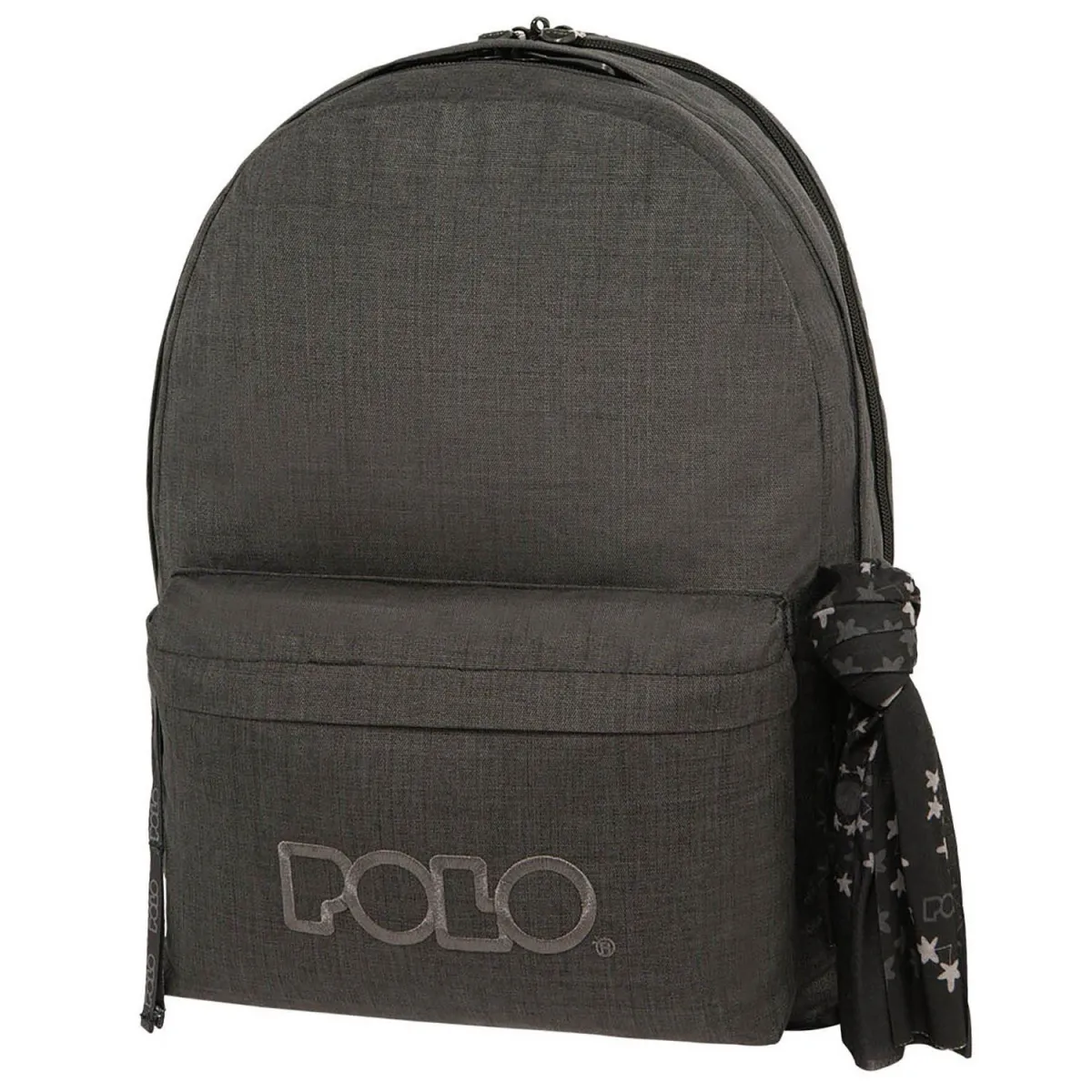 Polo Τσάντα Πλάτης Original Double Scarf Ανθρακί