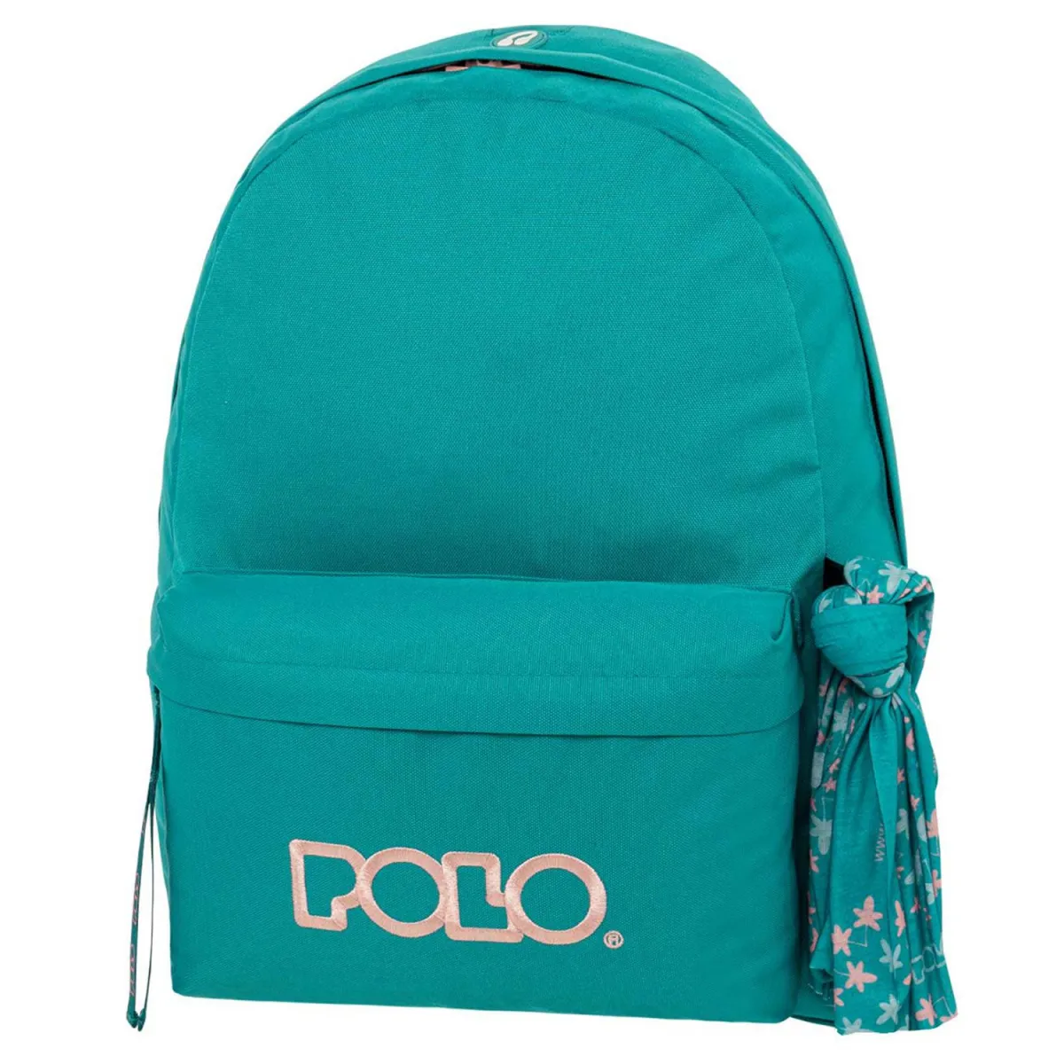Polo Τσάντα Πλάτης Original Scarf Κυανό-Ανοιχτό Ροζ