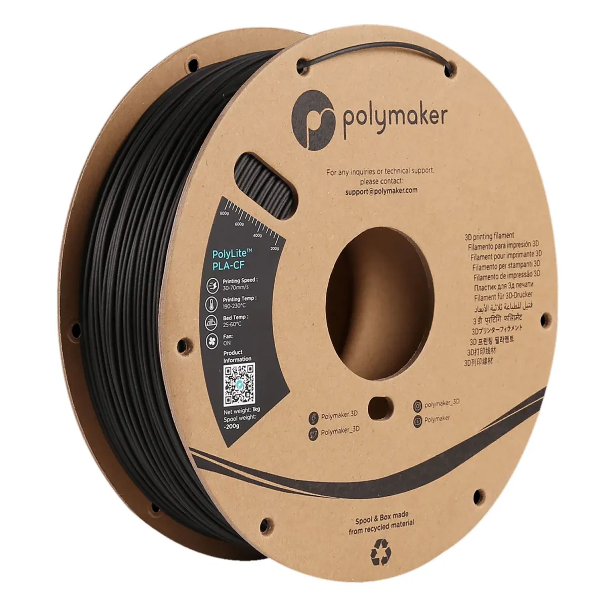POLYMAKER CARBON 3D ΑΝΤΑΛΛΑΚΤΙΚΑ BLACK