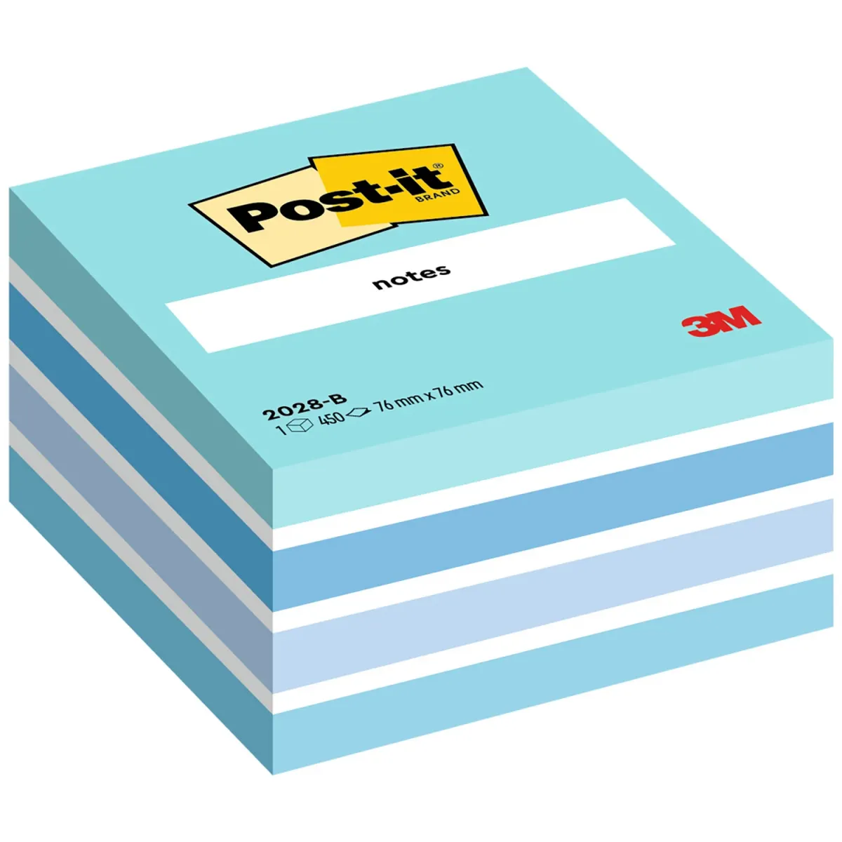 Post-it Αυτοκόλλητα Χαρτάκια 2028-B 76x76mm 450φύλλα