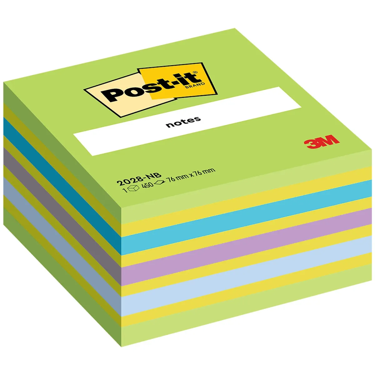 Post-it Αυτοκόλλητα Χαρτάκια 2028-NB 76x76mm 450φύλλα