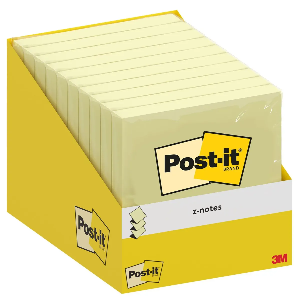 Post-it Αυτοκόλλητα Χαρτάκια Z-Notes R330-CY-W10 76x76mm 100φύλλα