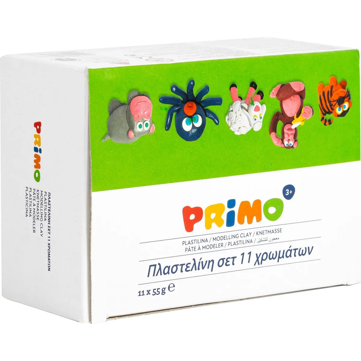 Primo Πλαστελίνη 11 Τεμ. 605 gr