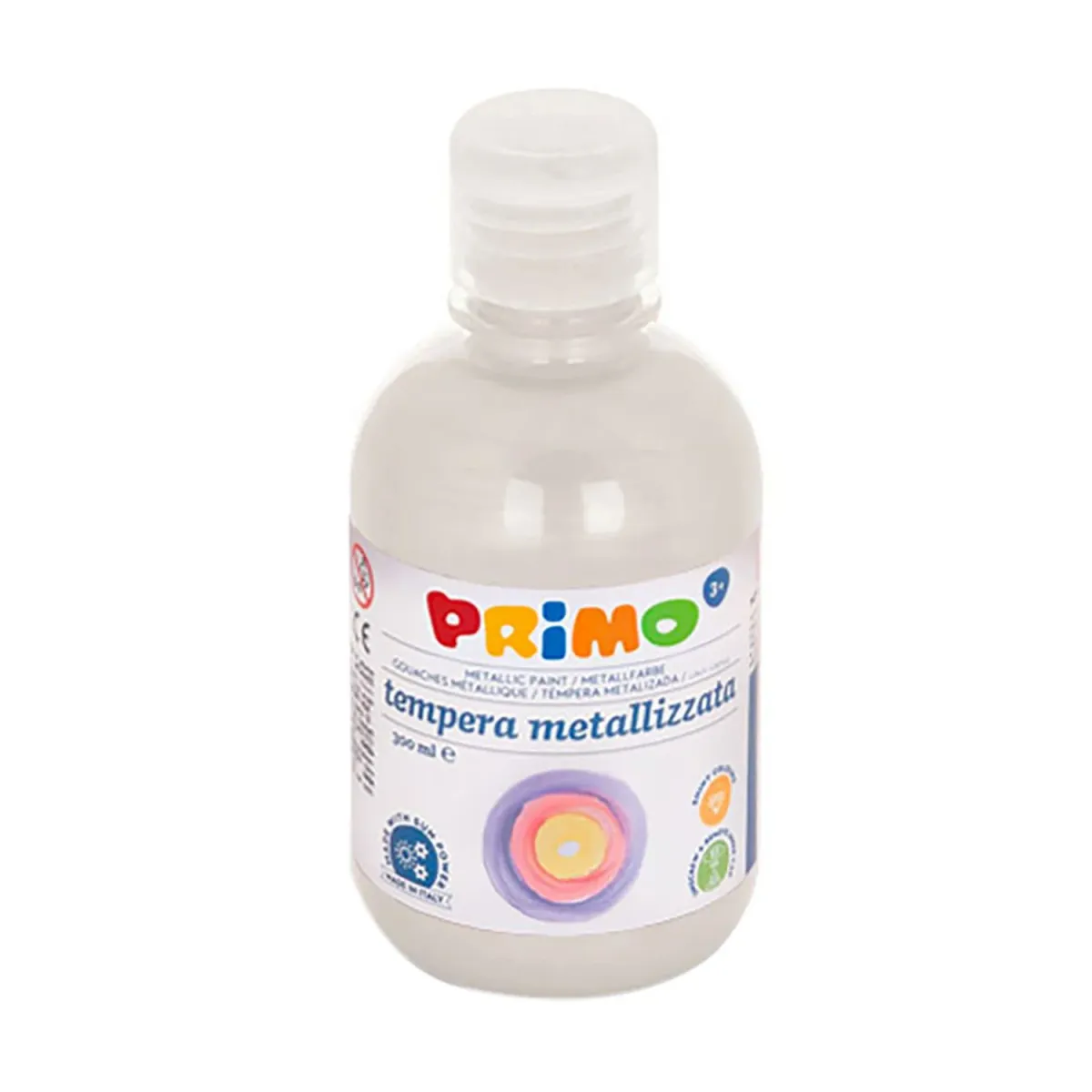 PRIMO CMP Τέμπερα Δοχείο Metallic Λευκό 300ml