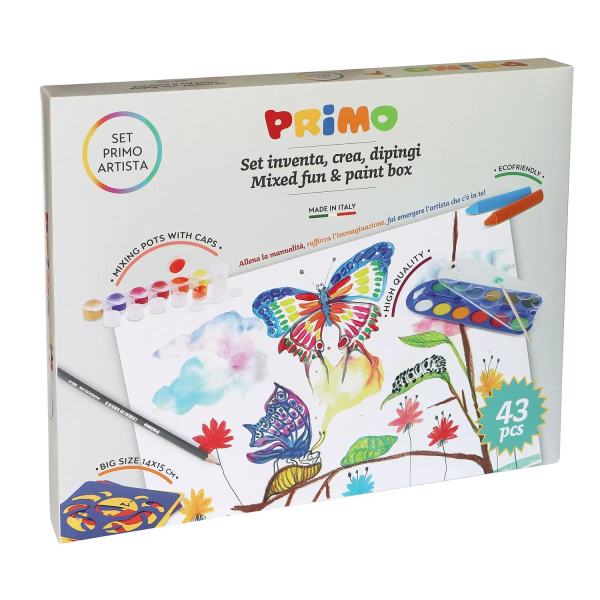 Primo Σετ Ζωγραφικής Mixed Fun Paint 43τεμ.
