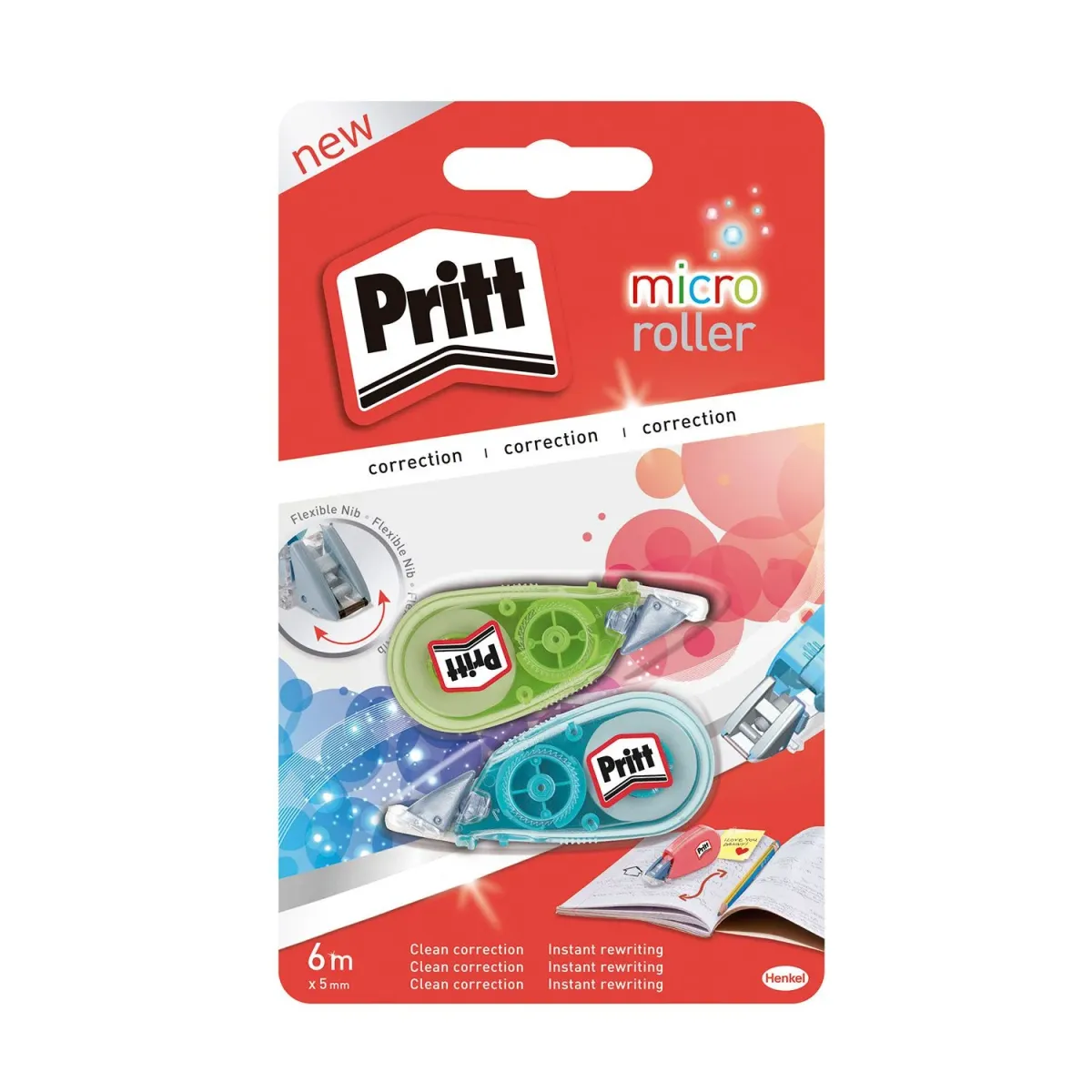 Pritt Διορθωτική Ταινία Micro Roll 5mmx6m 2τεμ.