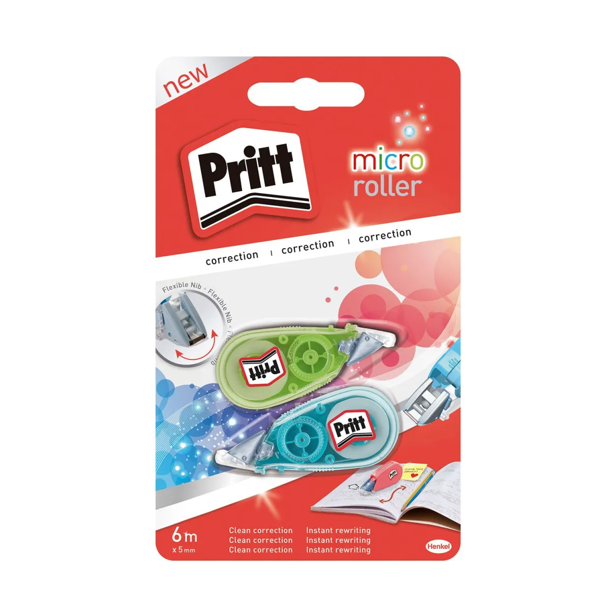 Pritt Διορθωτική Ταινία Micro Roll 5mmx6m 2τεμ.