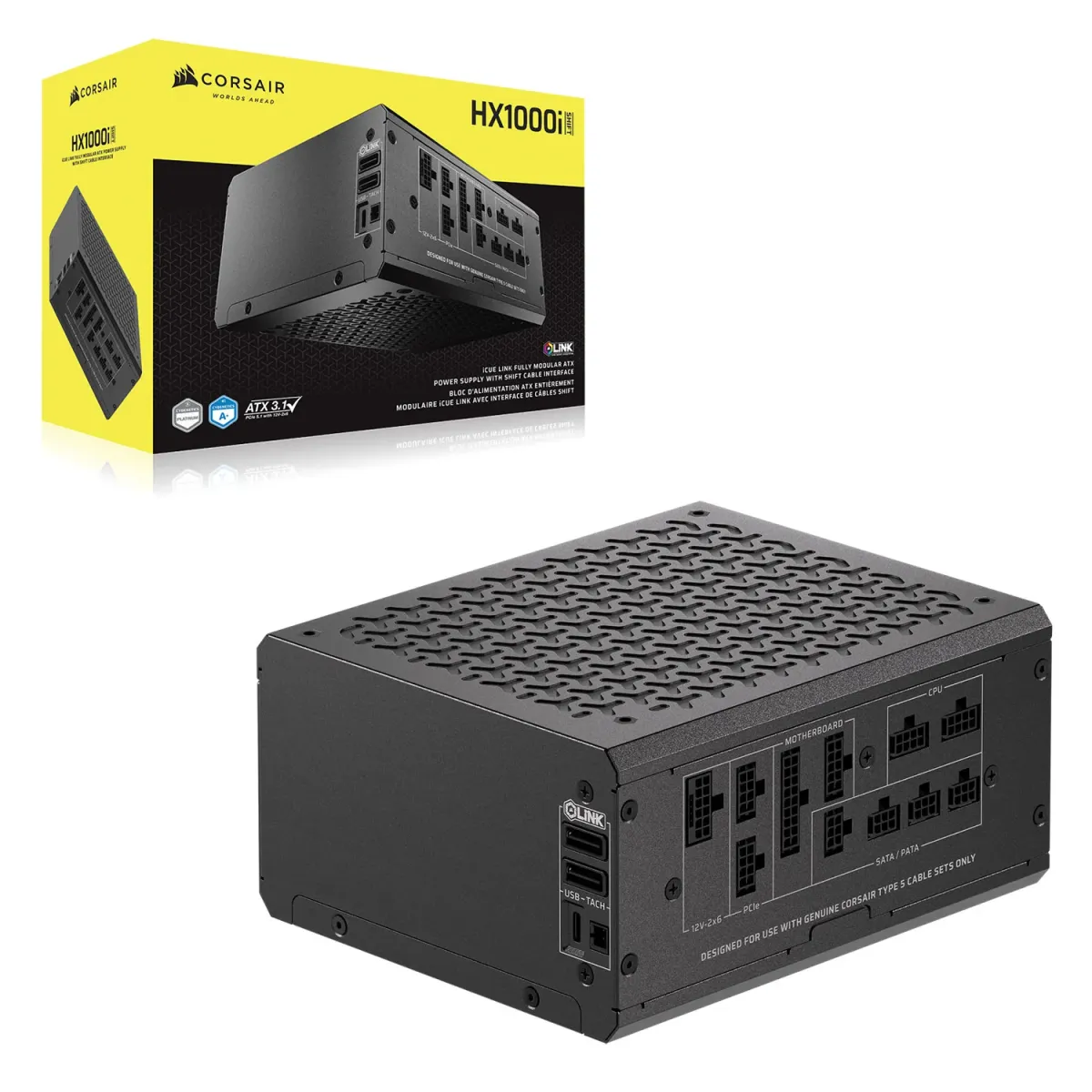 PSU Corsair HXi Shift 1000W Digital Cybenetics Platinum